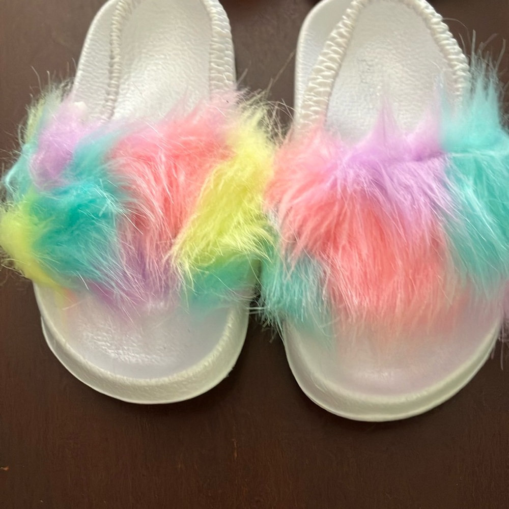 Toddler girls sandals multicolor size8